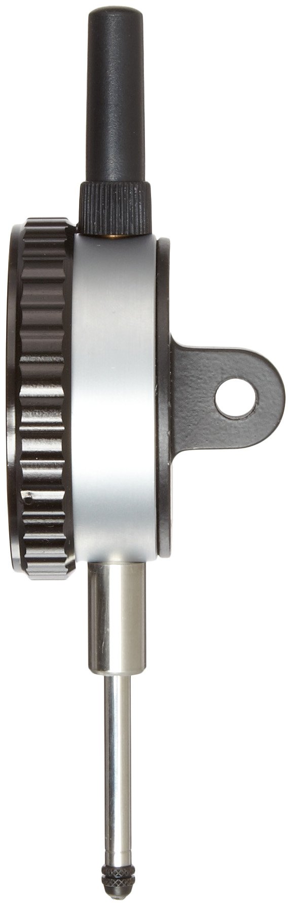 Fowler Messing Premium Messuhr, 2,5 cm Maximale Messbereich, 0 cm Graduation Intervall, 0–100 kontinuierliche Lesen, 5,7 cm Durchmesser mit Kalibrierungszertifikat, 1" Total Travel, weiß, 1
