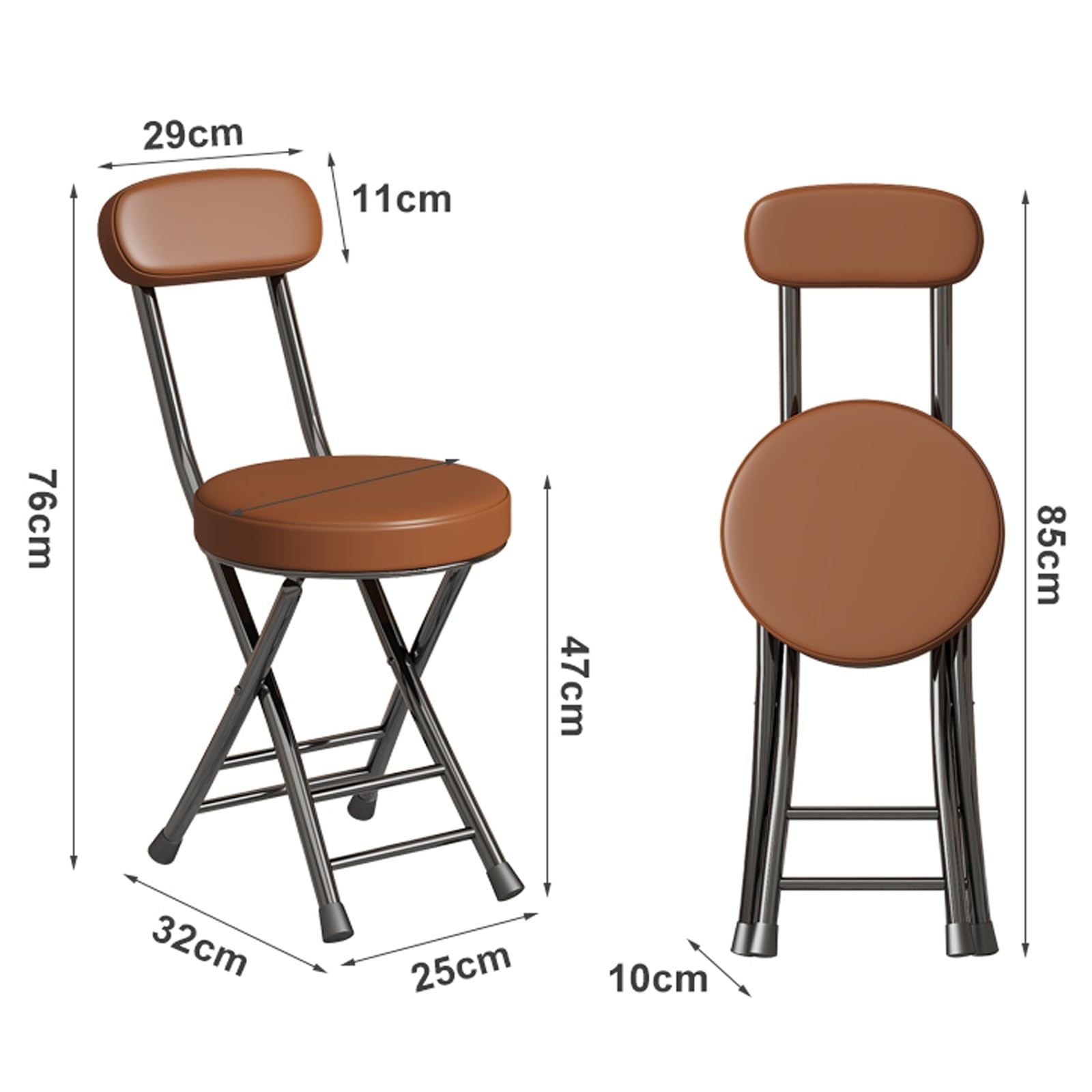 1 Pz, Sgabello Pieghevole Imbottito Imbottito, Sgabello Alto, Sedia Pieghevole, Con Maniglia, For Pesca Escursionismo Giardinaggio Viaggio Barbecue(Green)