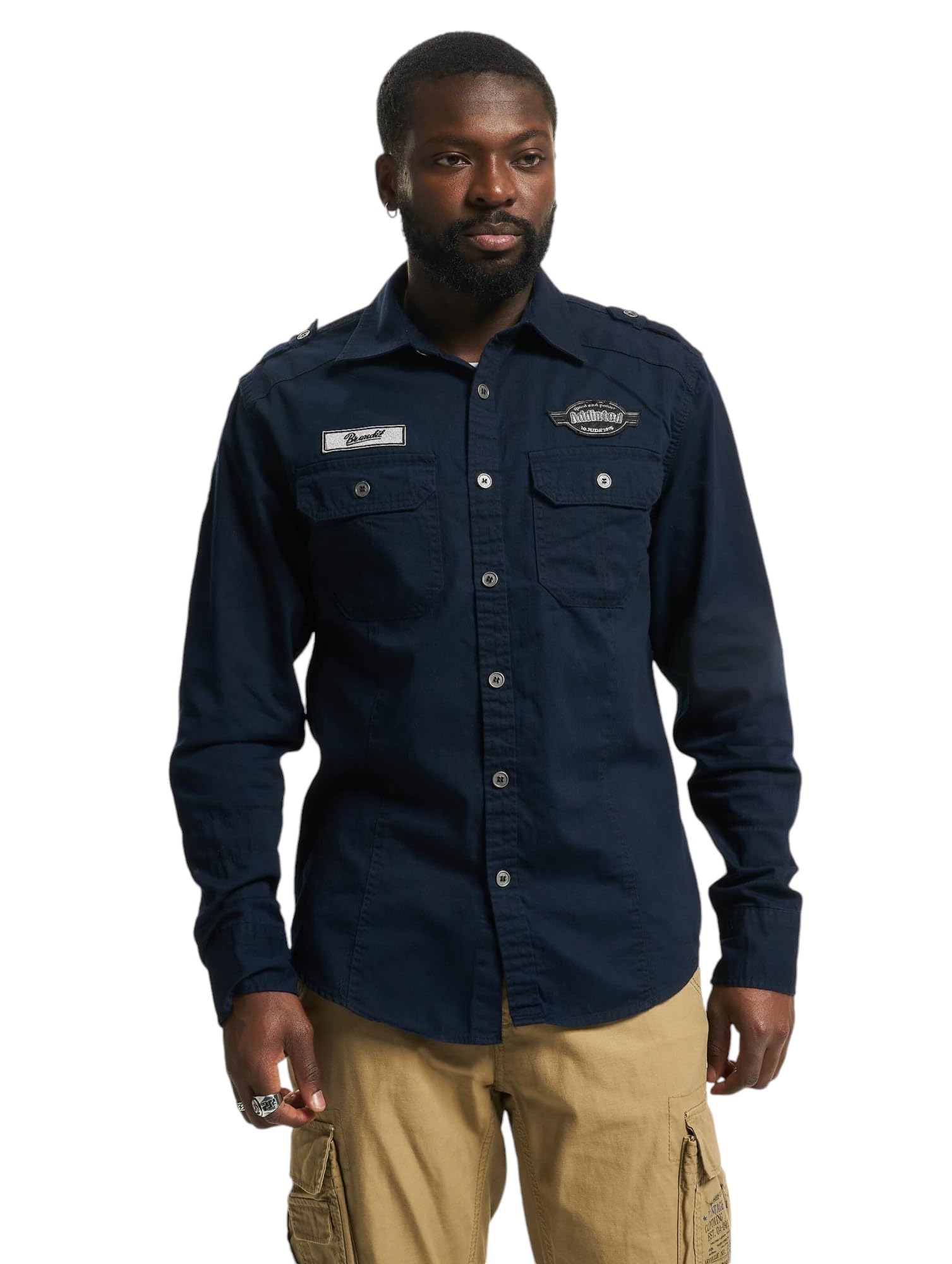 Brandit Odzież — koszula Mężczyźni Luis Vintage Shirt Long Sleeve (1 w zestawie)