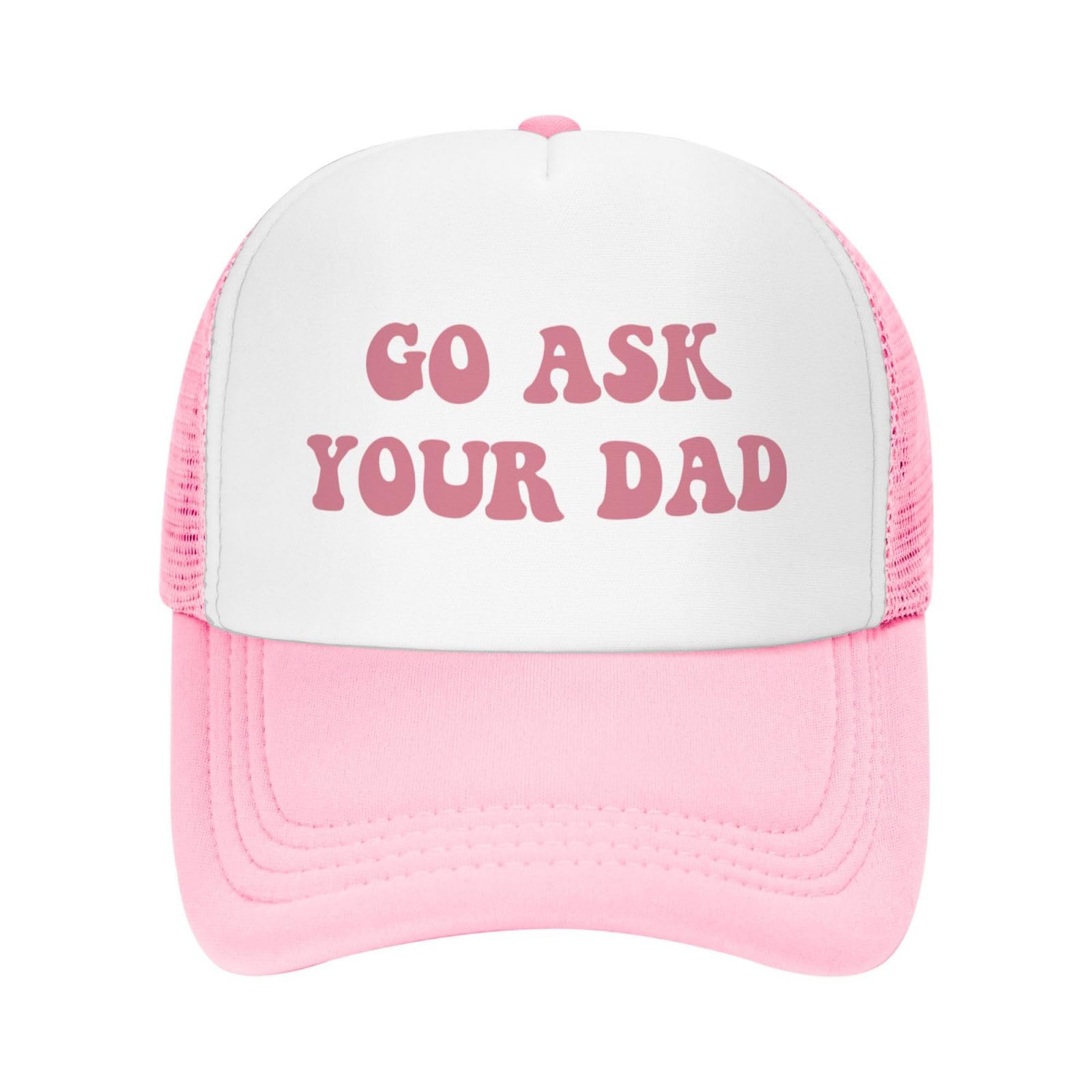 Put It On My Boyfriends Tab Trucker Hats for Women Pink Men Humor Gift Pink Hats for Men
