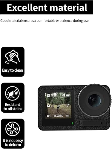 Miniatura 3 de Película protectora para cámara DJI Osmo Action 4Action 3, WUNIAK - Adhesivo de película protectora, resistente a los arañazos y al desgaste,