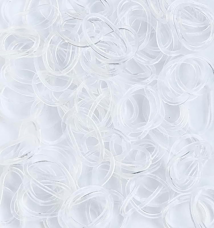 Elásticos Transparentes para Pelos de Cães e Gatos HipGirl, 200 Unidades