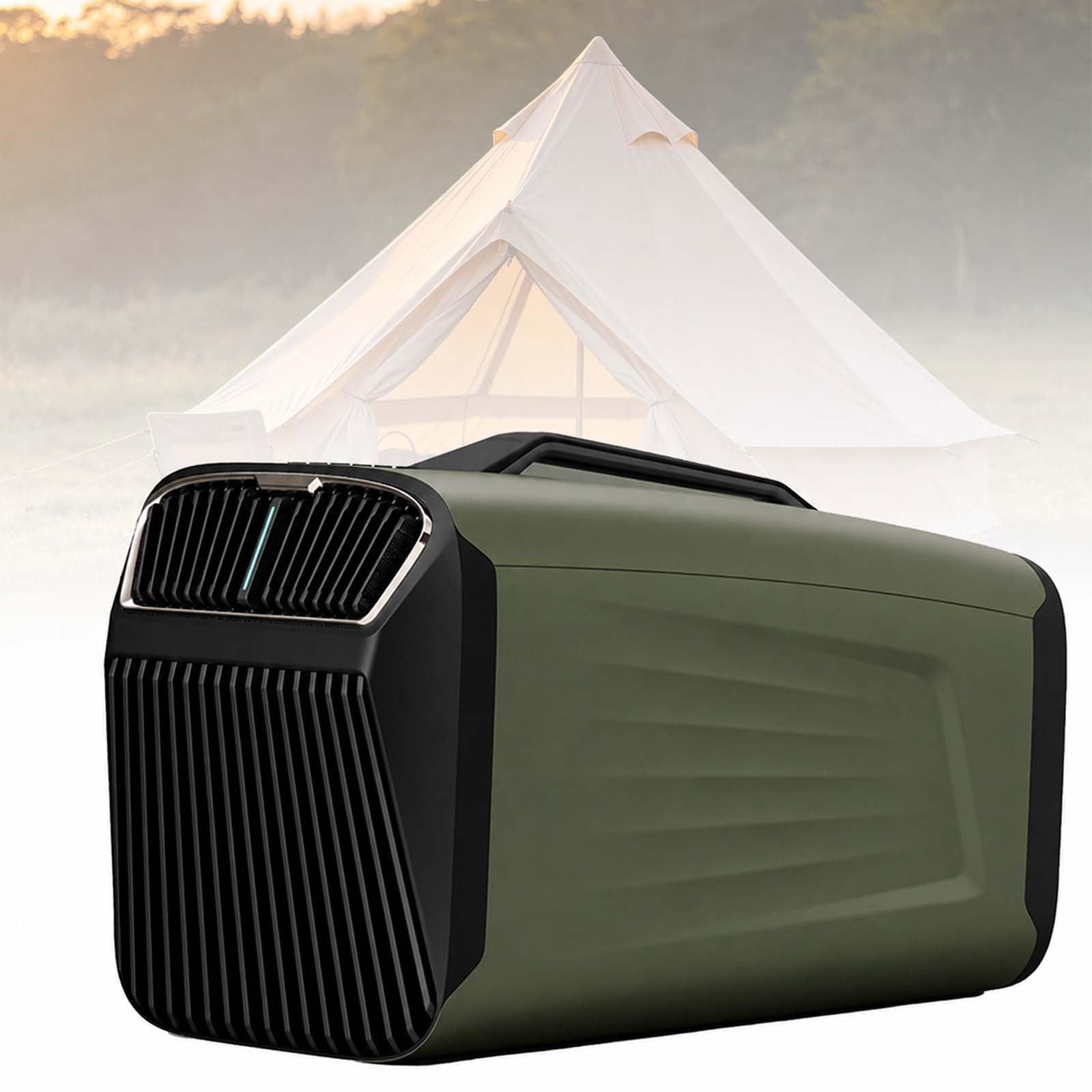 MINHUIJIHUI 400w Energy-Saving Tent Ac Unit, 5200 Btu Portable Air Conditioner Camping with Remote Control, Fast Cooling Dehumidifier, Mobile Ac for Rv, Tent, Boat and Fishing