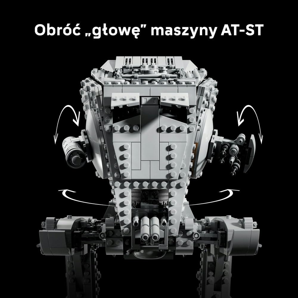 LEGO Star Wars Maszyna krocząca AT-ST 75417 | Pojazd z Gwiezdnych Wojen, kolekcjonerski zestaw klocków dla dorosłych, prezent dla fana Star Wars, seria UCS, 1513 elementów