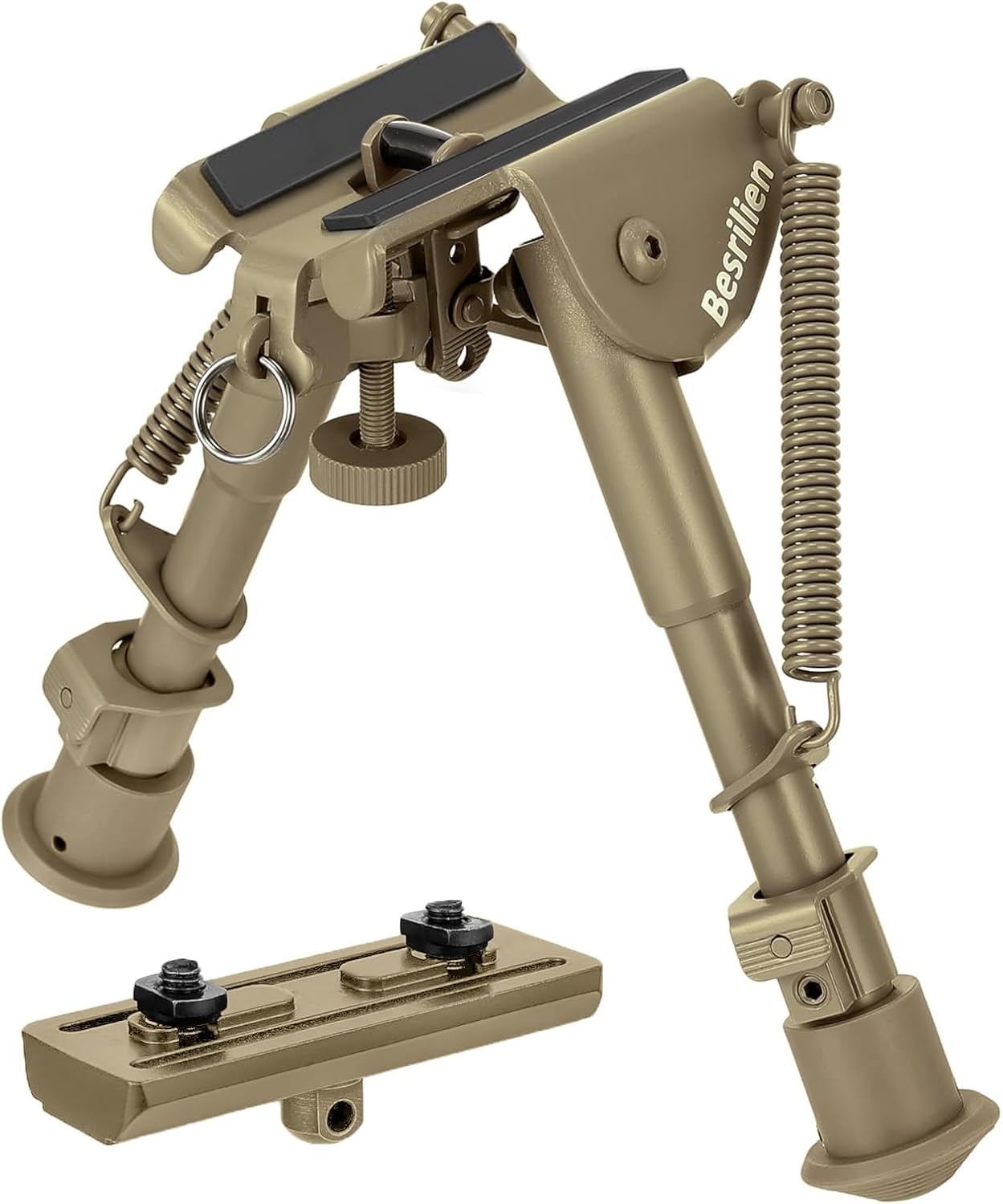 Besrilien Rifle Bipod Compatible with Mlok Bipod for Rifle 6-9 Inches with Adapter