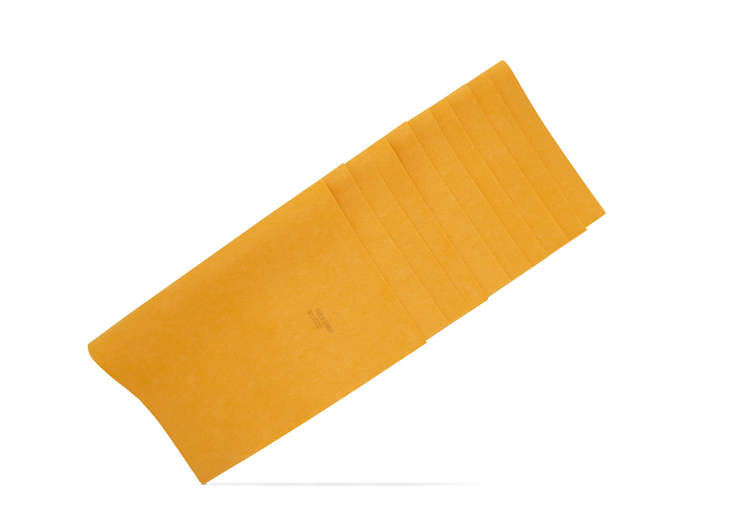 Shammy - Toalla de tela súper absorbente, extra grande, naranja, para limpieza de suelos de coche, mascotas, cocina, paquete de 10