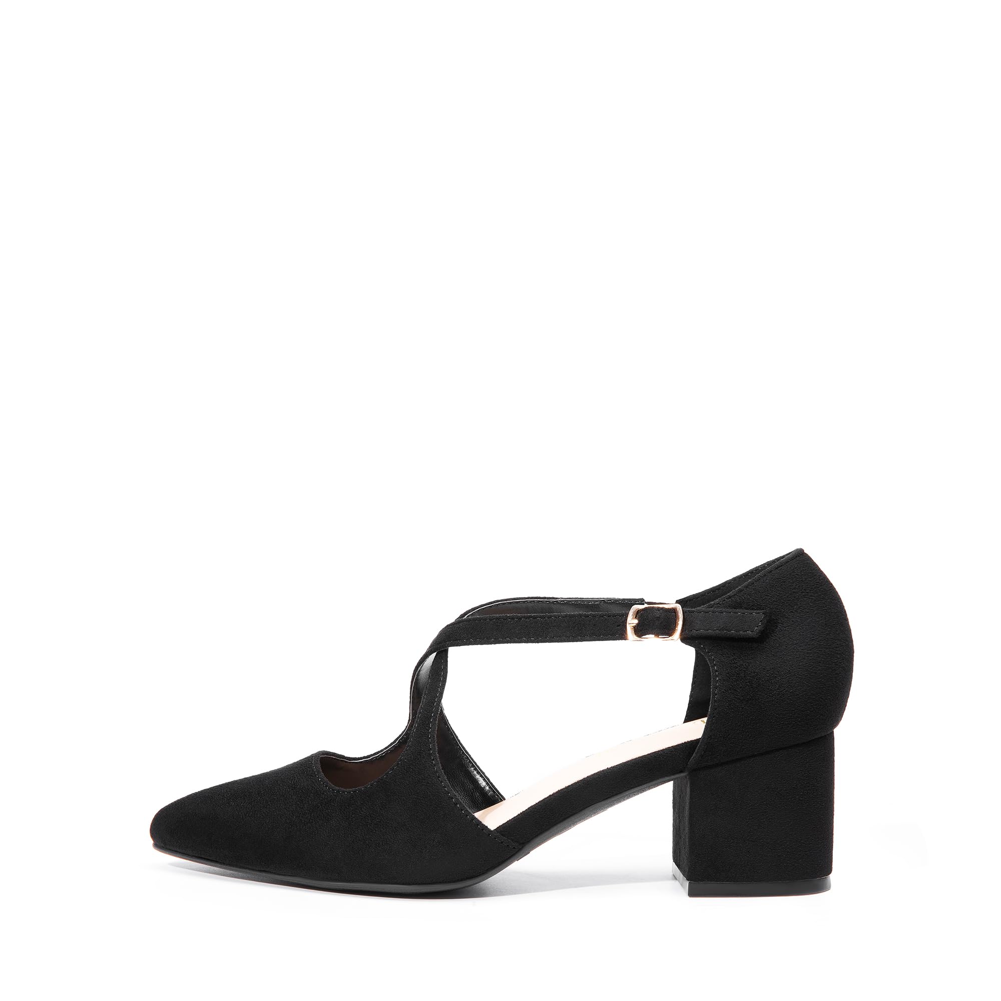 DREAM PAIRS Zapatos de tacón Cerrados para Mujer.