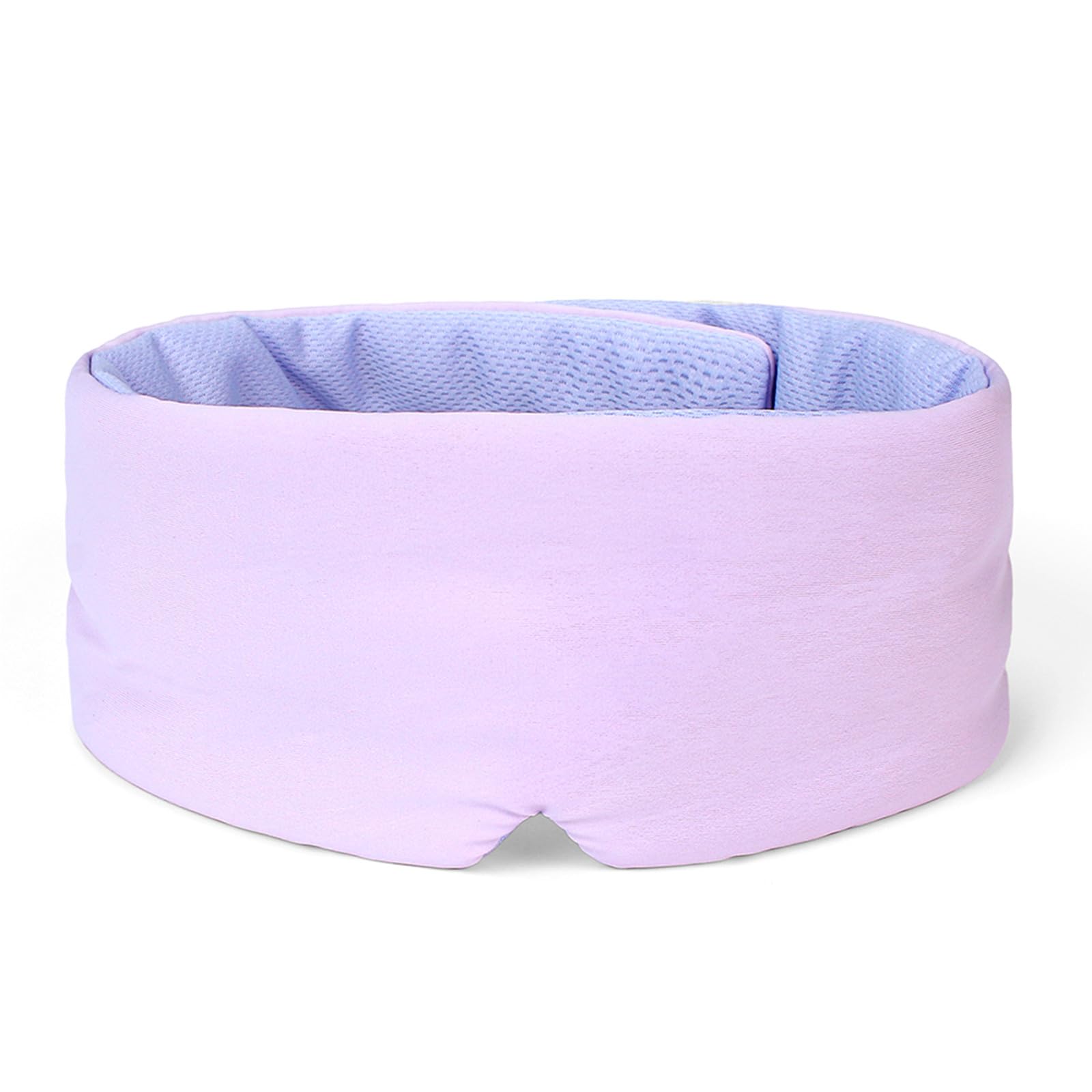 Antifaz para Dormir Seda de Hielo 100% Transpirable, Para Hombres y Mujeres - Perfect for Dreaming, Yoga, Quick Naps & Traveling (Morado)