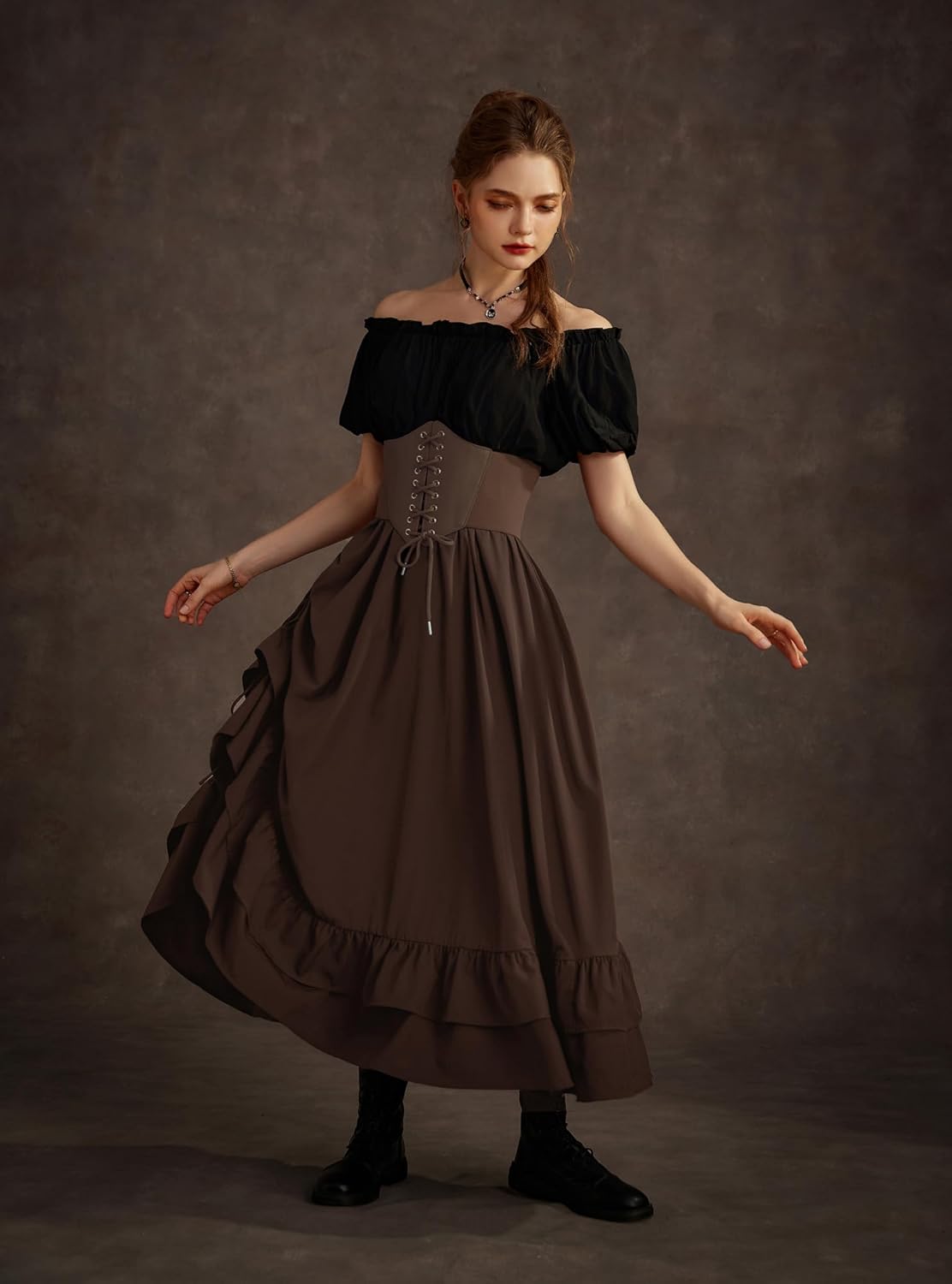 Scarlet Darkness Women Wide Belt Elastic Waist Belt Corset Belts for Dress - Image 4