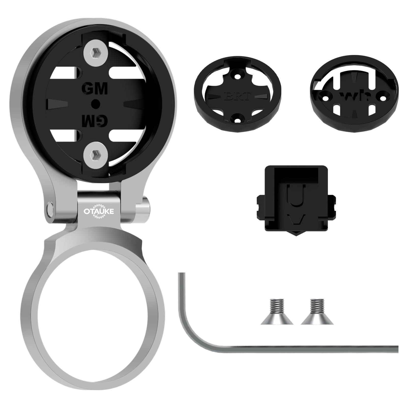 Otauke Bike Stem Mount for Garmin - Adjustable Out Front Bicycle Computer Mount for Wahoo Elemnt Bolt and Mini,Bryton Rider Stages Dash Hammerhead Karoo Cateye, Road Mountian Bike Computer Holder