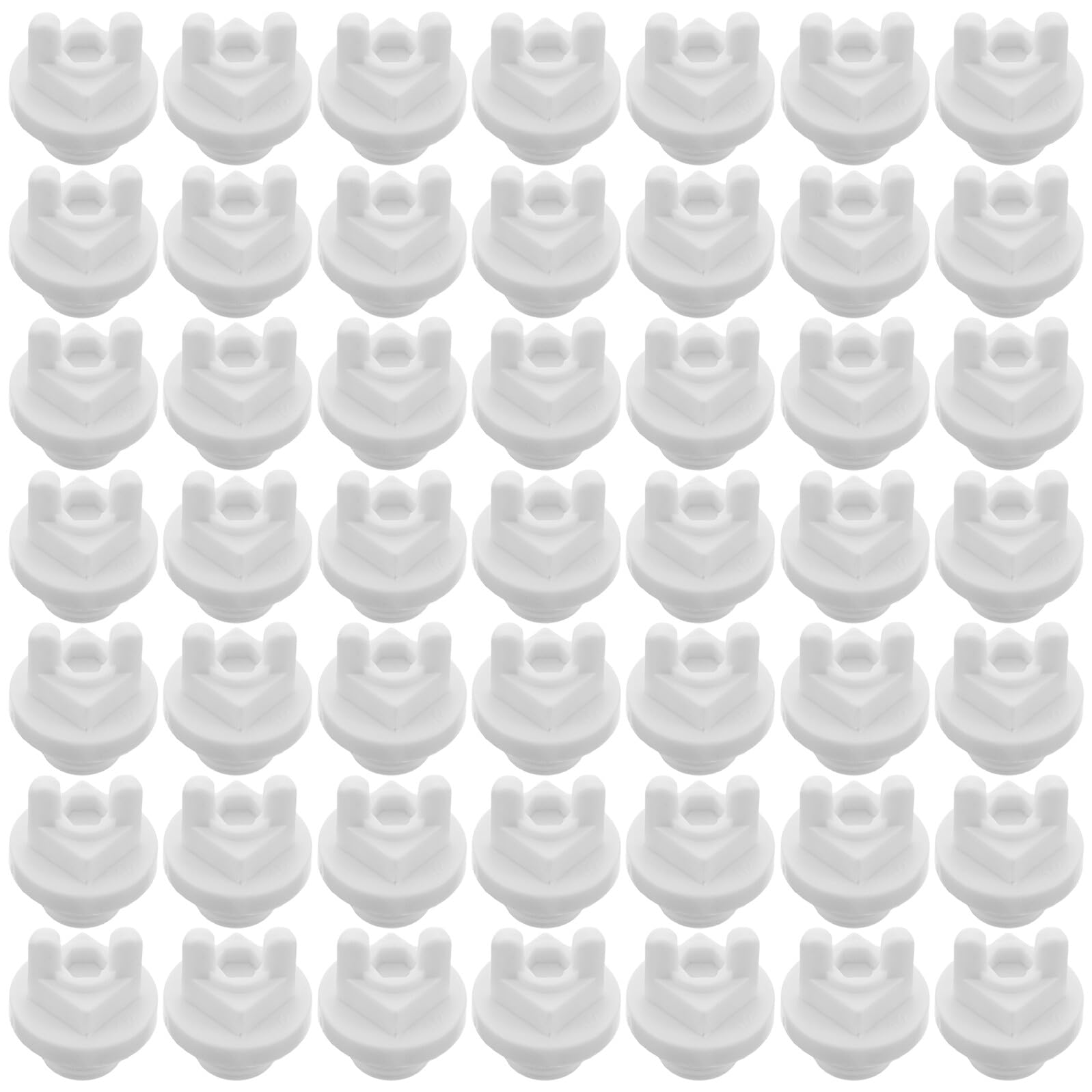 Levemolo 100 Tapones de Rosca de Plástico para Mangueras de Jardín de 1/2 Pulgada, Redondos y Multifuncionales Sellado para Uso en Baño y Hogar