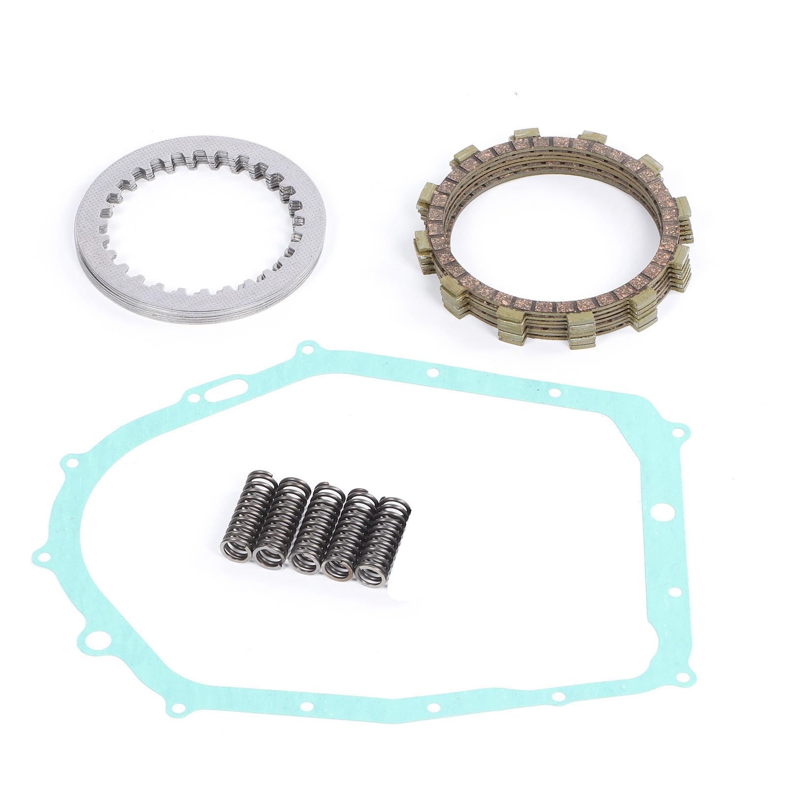 Keenso Kit de Embrague Kit de Embrague Completo con Aleación de Aluminio y Discos de Fricción de Papel Junta de Resortes OEM Apto para 350 YFM350R 2004 a 2013 Reparación de ATV