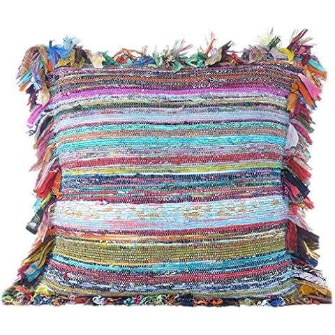 Eyes of India Handmade Boho Throw Pillow Cover Cover
