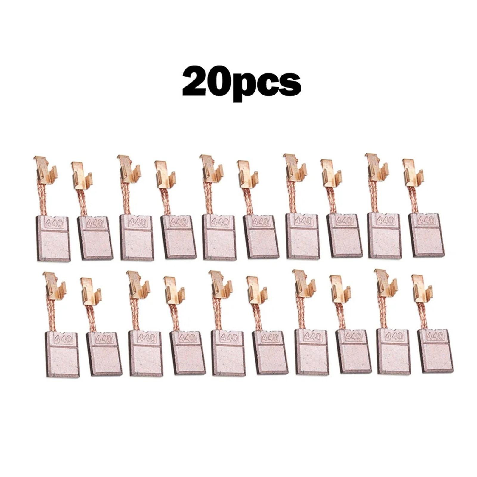 Compatible con escobillas de carbón, 10 pares