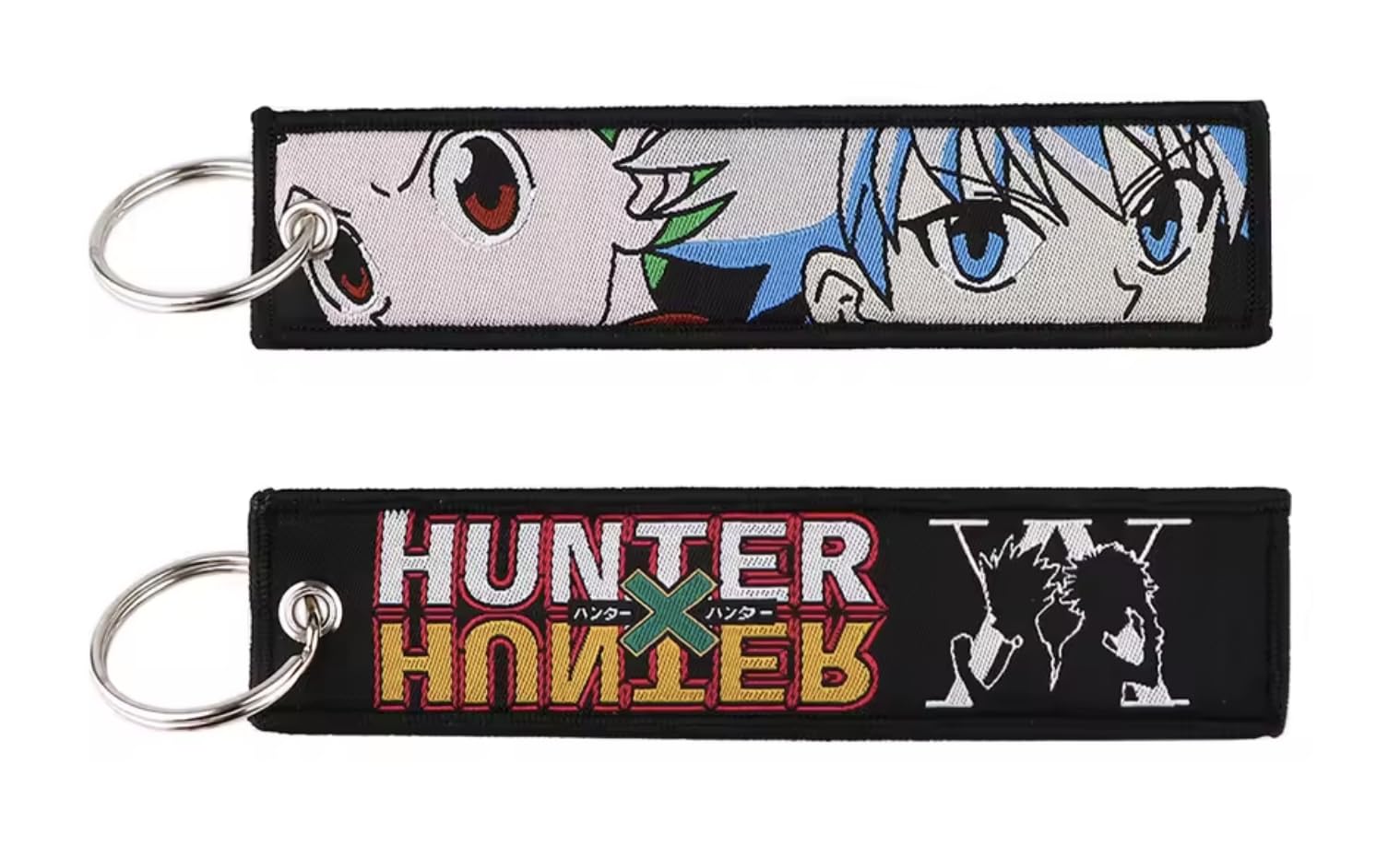 Pinstant Unisex Mixed Gon Killua Anime Manga Hunter X Xx Keychain Key Tag Chain Fob Ring