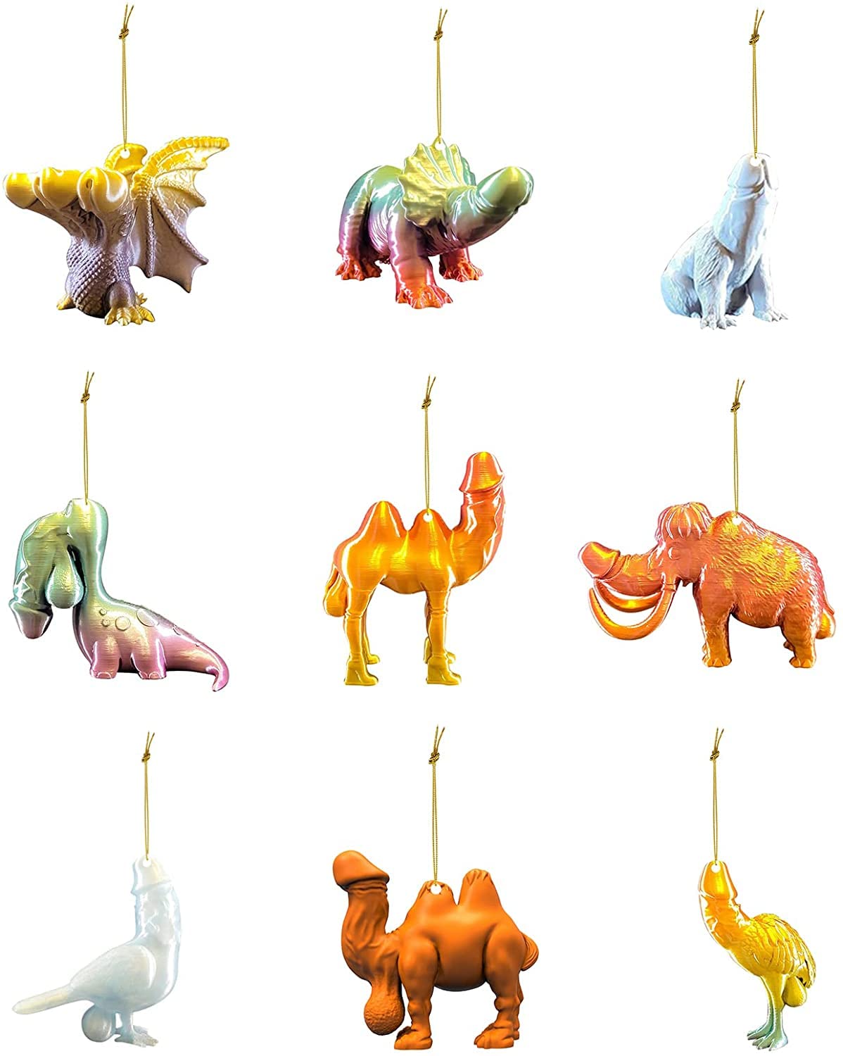 DINGYUNew Popular Interesting and Creative dinting Dinosaur Pendant car Pendant Adult Spoof Dinosaur Pendan