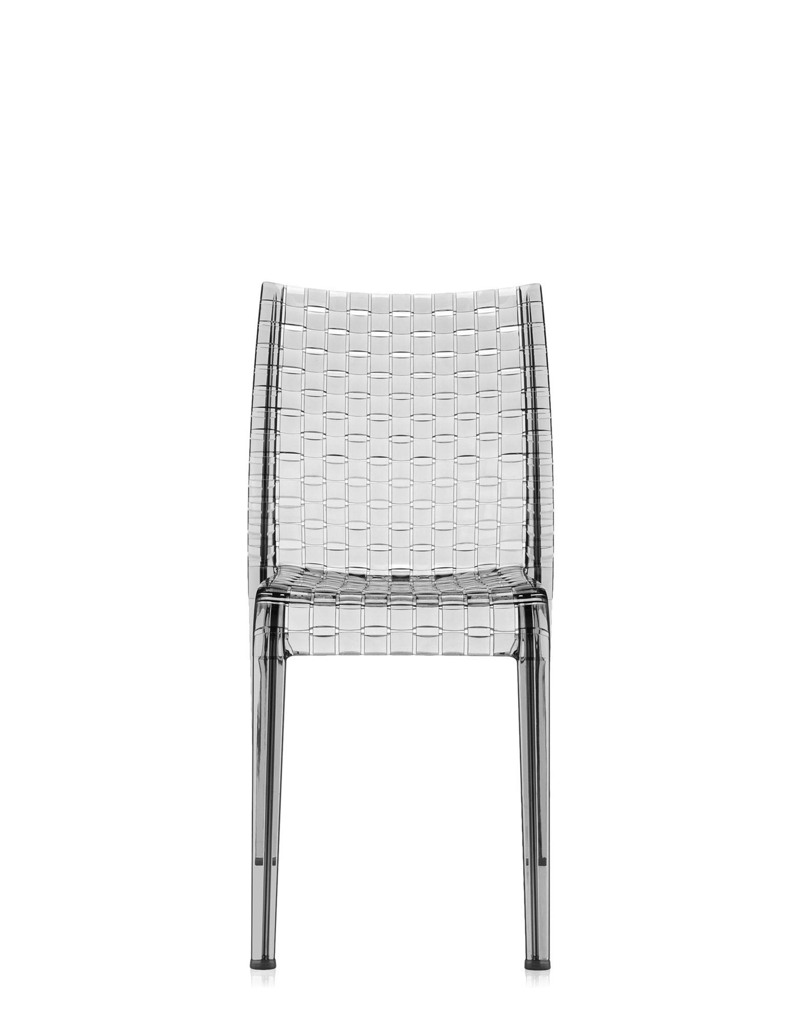 Kartell Ami Ami Sedia, Confezione da 2 Pezzi, Fume, 100% Policarbonato