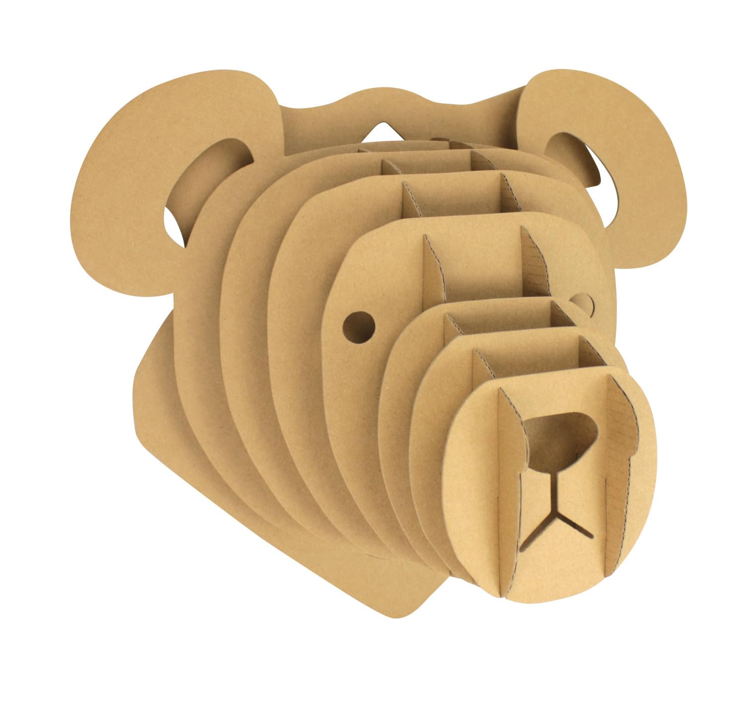 Maquette en Carton Trophée Ours 32 x 28 x 18 cm