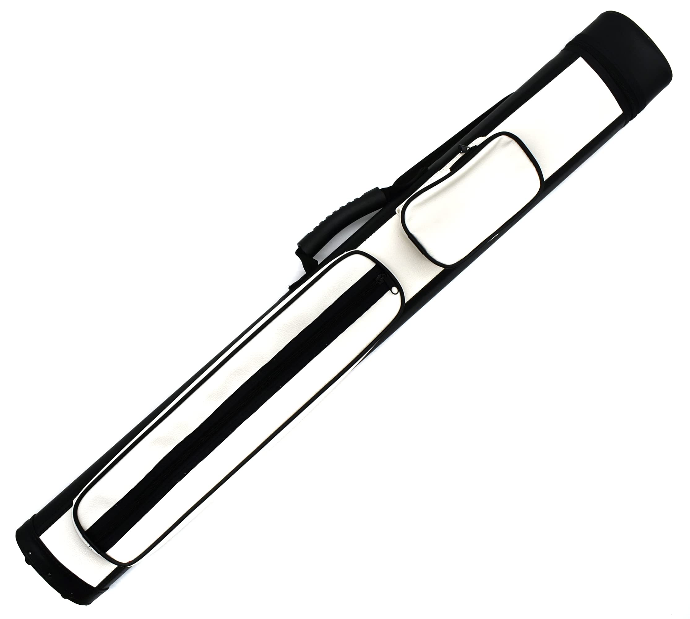 Billard Queueköcher Grand 2/2 - Weiß/Schwarz, 87cm