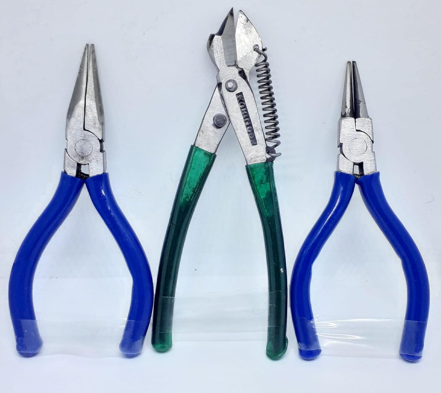 AAASAH® Pliers Combo Flat, Round and Side Cutter Nose Pliers for Jewellery Making - (Pack of 3 Pieces-Multicolour) (B0D541TF18) Amazon Price History, Amazon Price Tracker