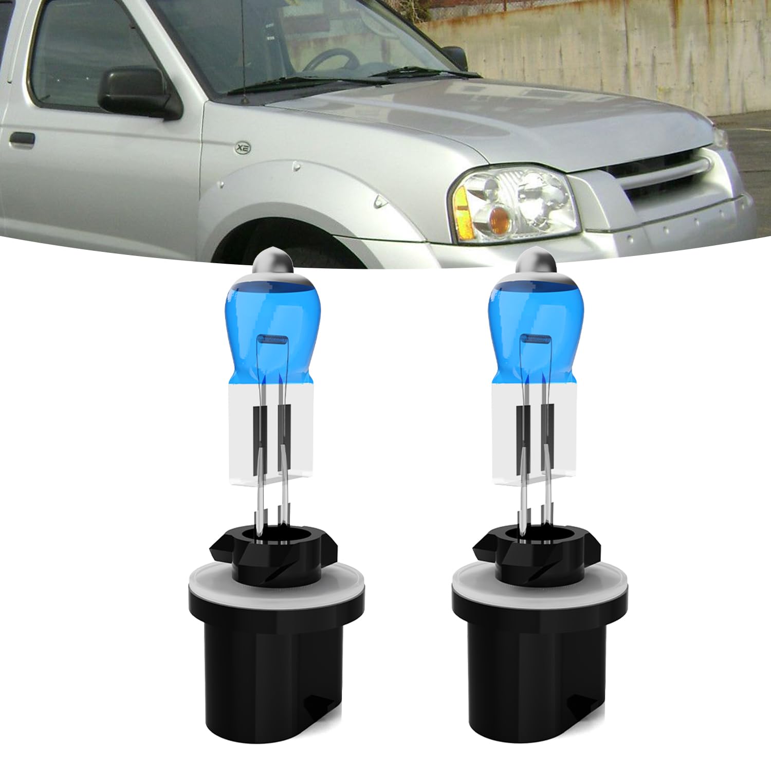 Fog lights Fit For Nissan Frontier 2003-2004 Halogen Headlight Bulbs,880/881/H27 Fog Lights Bright Lights Combo,Plug &amp; Play,Pack of 2 (Nissan Frontier 2003-2004 Halogen Fog Lights)