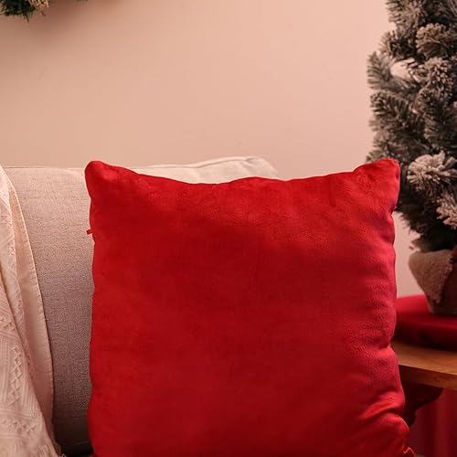 Miniatura 5 de MINISO We Bare Bears Collection - Almohada de temporada navideña de 16 pulgadas (Panda), almohada decorativa de poliéster de alta calidad para