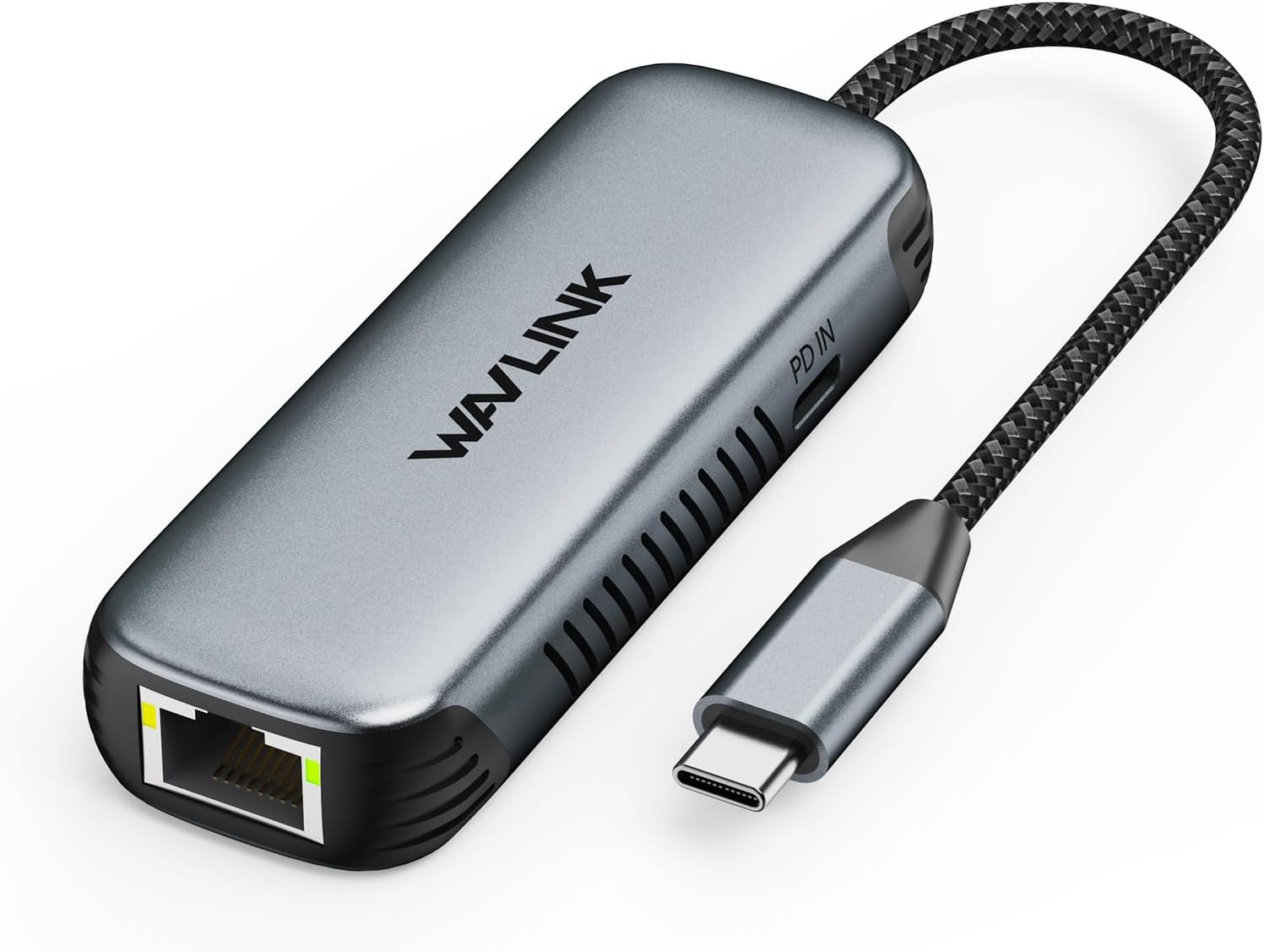 WAVLINK USB C to Ethernet Adapter with 95W PD, 5Gbps USB3.0/USB C RJ45 Ethernet Network Adapter for Laptops, Computers, Compatible with Windows 10/11, Mac OS 11 or Later, Linux and More