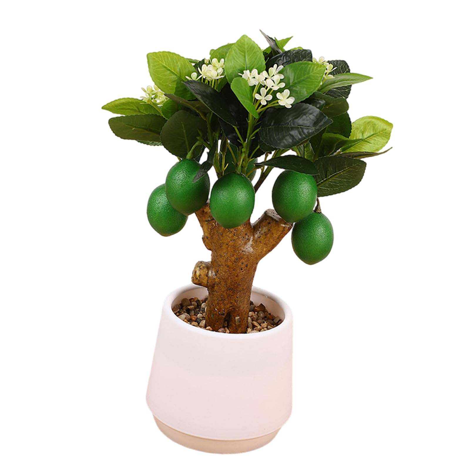 Hsioluted Miniature Artificial Fruit Branch Miniature Artificial Fruit Tree Branch Bonsais for Festival Holiday Decoration Fruits