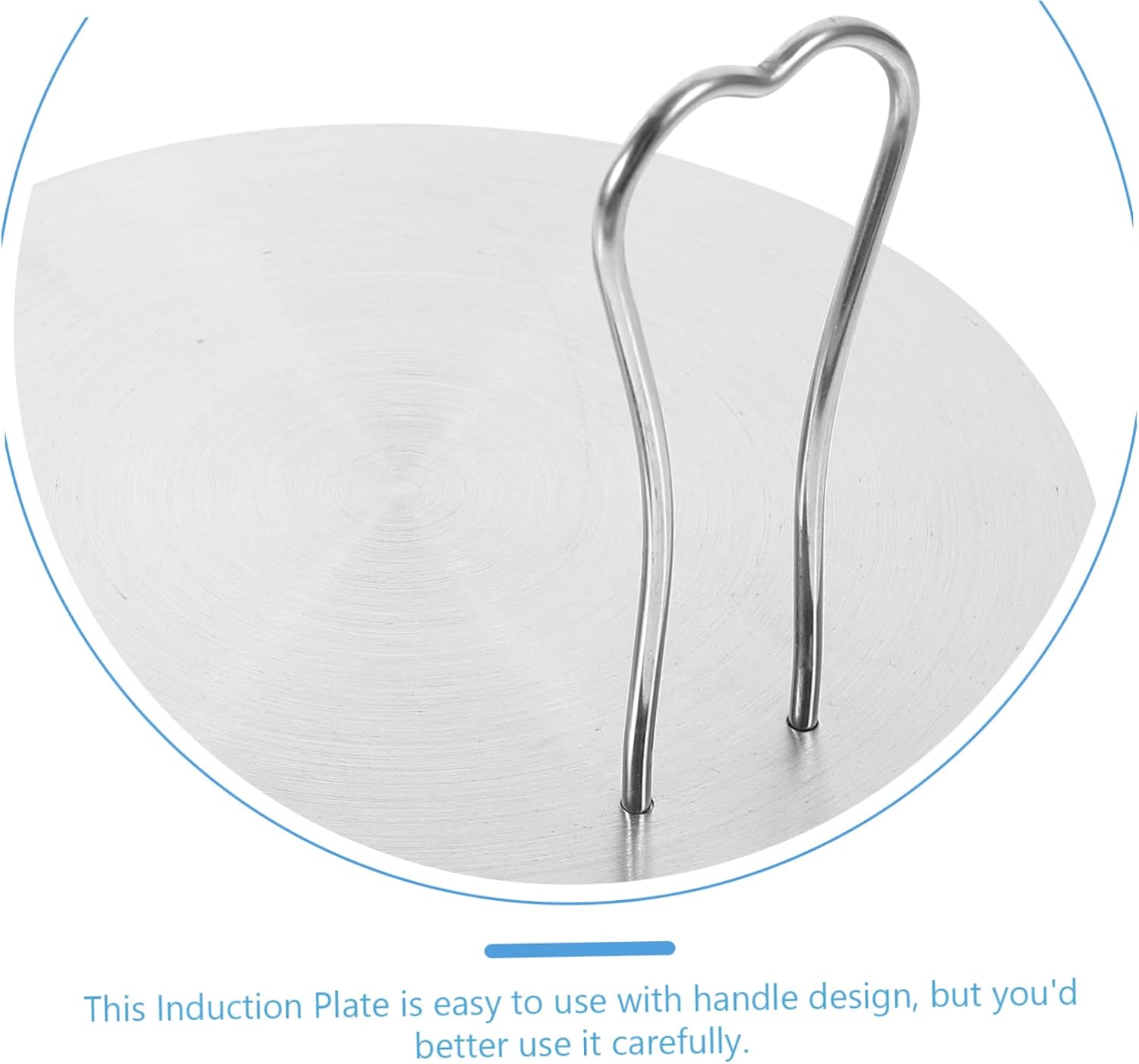 Ciieeo Induction Plate Adapter Stainless Steel Heat Transfer Disk for Induction Cookers Electric Gas Stoves Easy to Clean Heat Diffuser for Cookware Compatibility