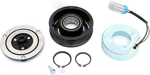FKG Kit de reparación del conjunto del embrague del compresor de CA 64526918122 apto para 2002-2006 Mini Cooper 1.6L