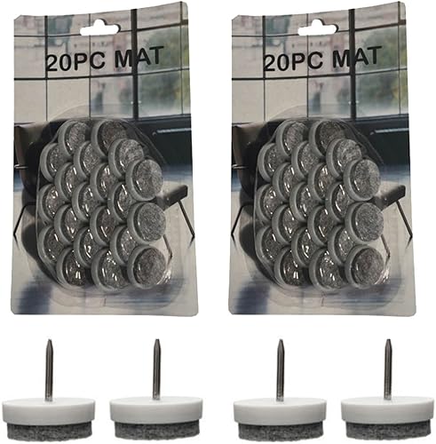 32pieza Muebles Mesa Silla Pierna piso Almohadilla De Fieltro Skid Glide Slide Nail Protector