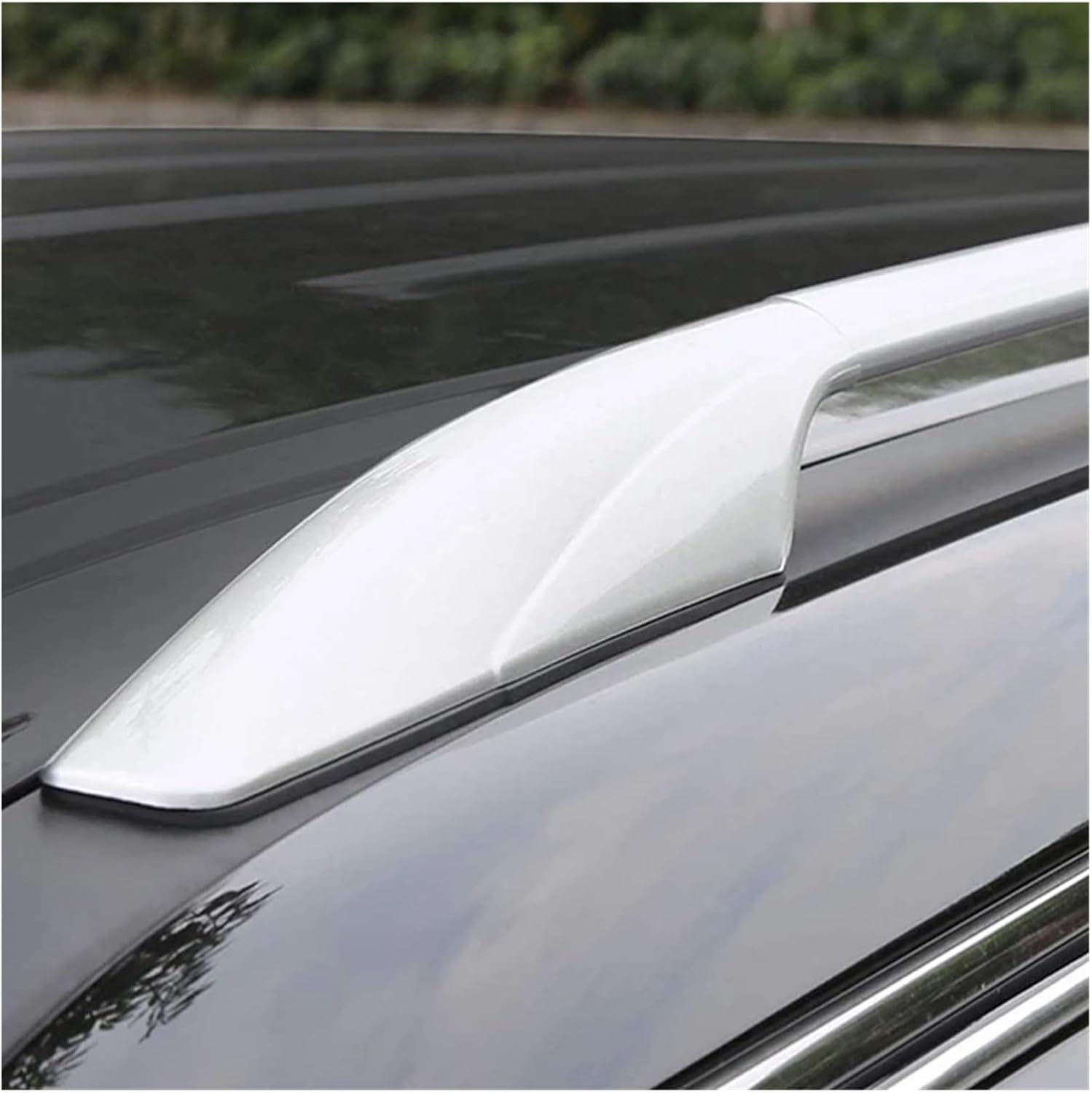 Top Mass Replacement Roof Rail End-Cap Rack Base Covers Fit for Nissan Patrol Y62 2010-2017 Armada 2017-2019 Car Accessories