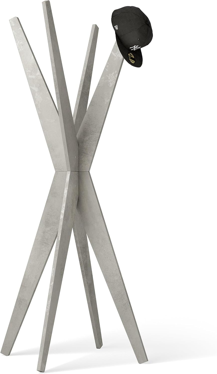 Mobili Fiver, Coat stand, Emma, Concrete Effect, Grey, Made In Italy