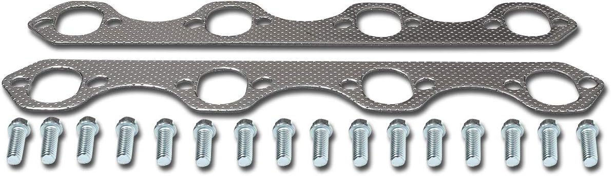 DNA Motoring GKTSET-FB150-58L-V8 Aluminum Exhaust Manifold Header Gasket Set Replacement