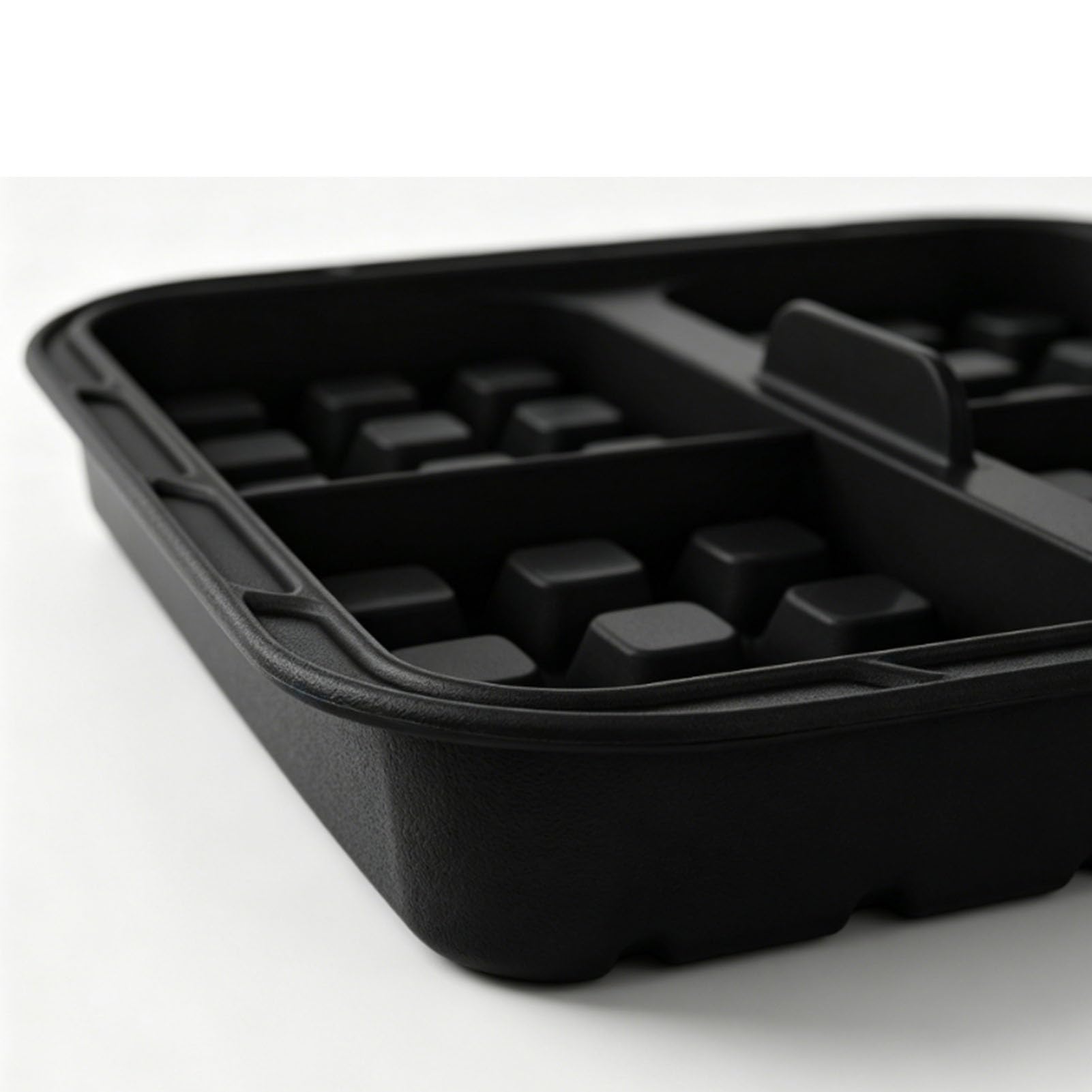 Ejoyous Stampo per Waffle in Silicone a 2 cavità Stampo da Forno Riutilizzabile Antiaderente Design Pieghevole 8,07 X 8,07 X 1,42 Pollici per Forno e Friggitrice Senza Olio Panettieri Domestici