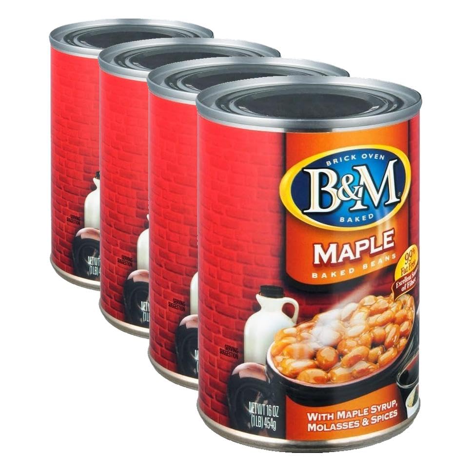 B&M Baked Beans, Real Maple Flavor, 16 Ounce (Pack of 4) image 5