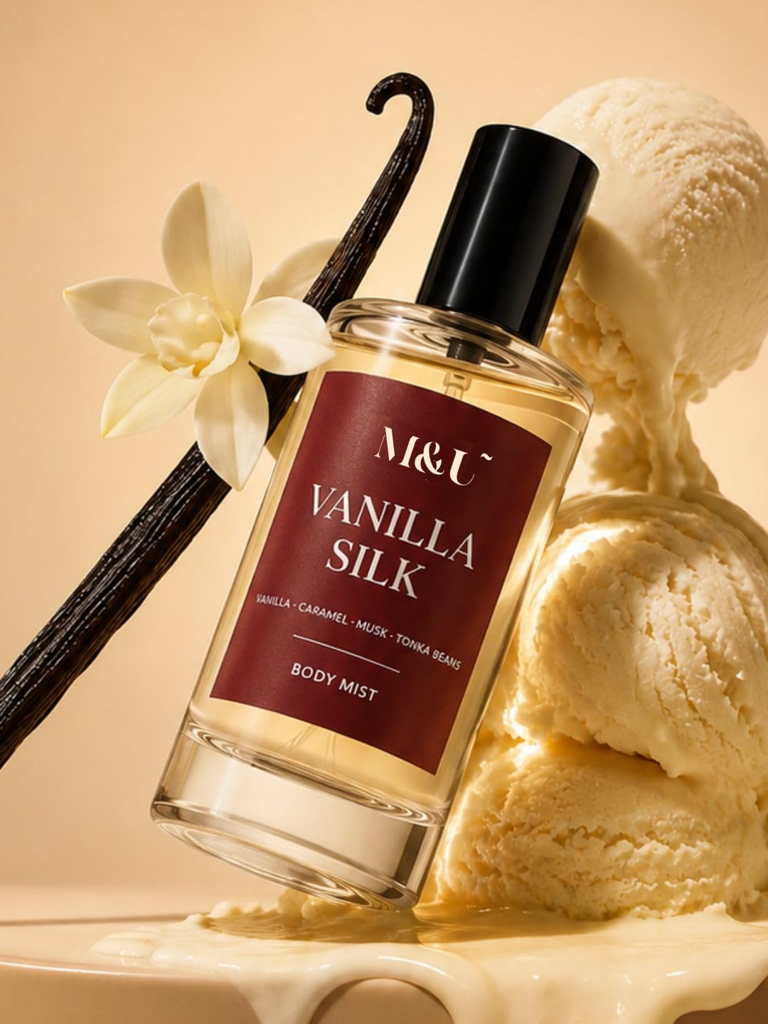 Vanilla Silk Body Mist for Women | Long lasting Sweet Vanilla Fragrance | Warm, Smoky, Gourmand Scent with Tonka bean, Amber, and Caramel-image-32