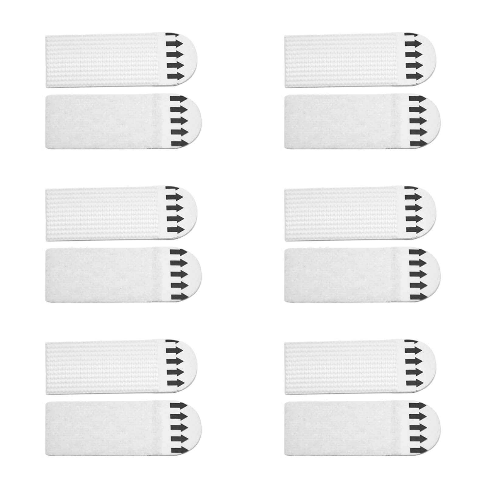 Damage Without Adhesive Hook 12 Pair Strong Hold Tape Wall Hook Suitable for Photo Frame Wall Decors Not Drill for Frame