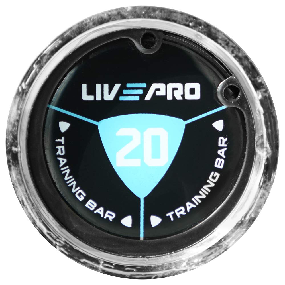 LivePro Barra OLIMPICO Bilanciere Sollevamento Body Building TRAINING OLYMPIC BARS-20kg - 220 cm