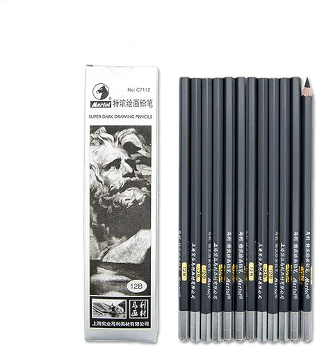 12B - Lápiz de dibujo extragrueso 12