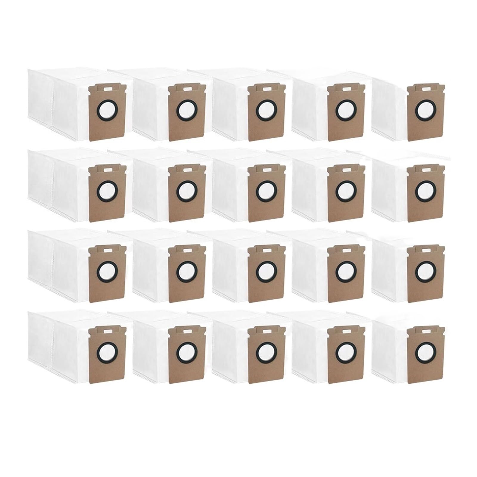 Kvcccss 20Pcs Dust Bag，Compatible For Roborock ，H60 Hub Ultra/H60 Hub Pro Vacuum Cleaner(20Pcs)