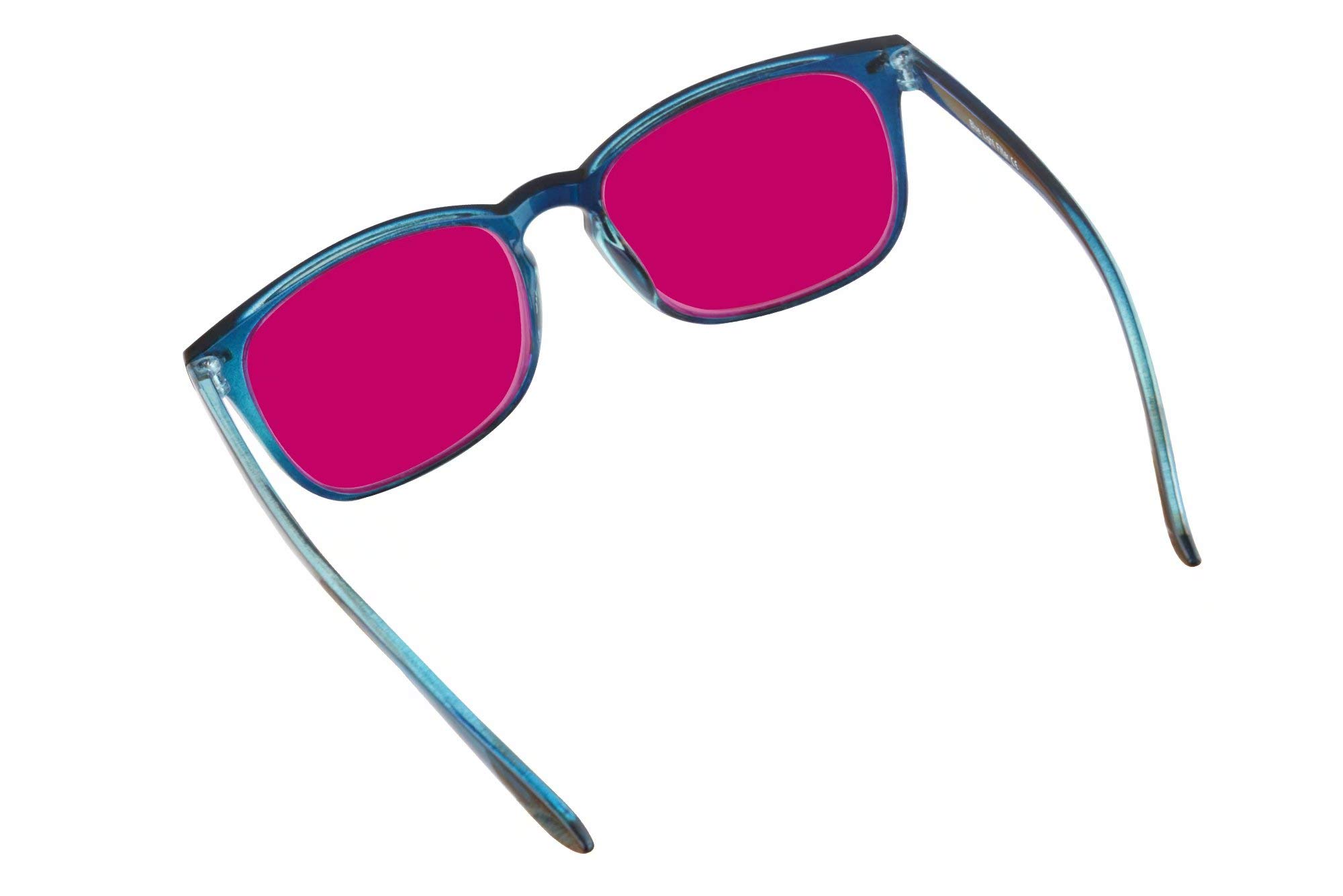 SHINU Farbenblinde Brille Damen and Herren Farbenblinde Brille Geeignet zum Menschen mit Farbe Blind Kurzsichtigkeit Brille Lesebrill-RN8068(C3,Lesebrille 3.50)