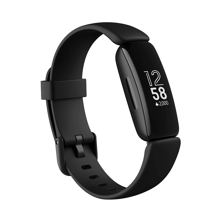 Immagine del prodotto Fitbit Inspire 2 Health & Fitness Tracker with a Free 1-Year Fitbit Premium Trial, 24/7 Heart Rate & up to 10 Days Battery , Black