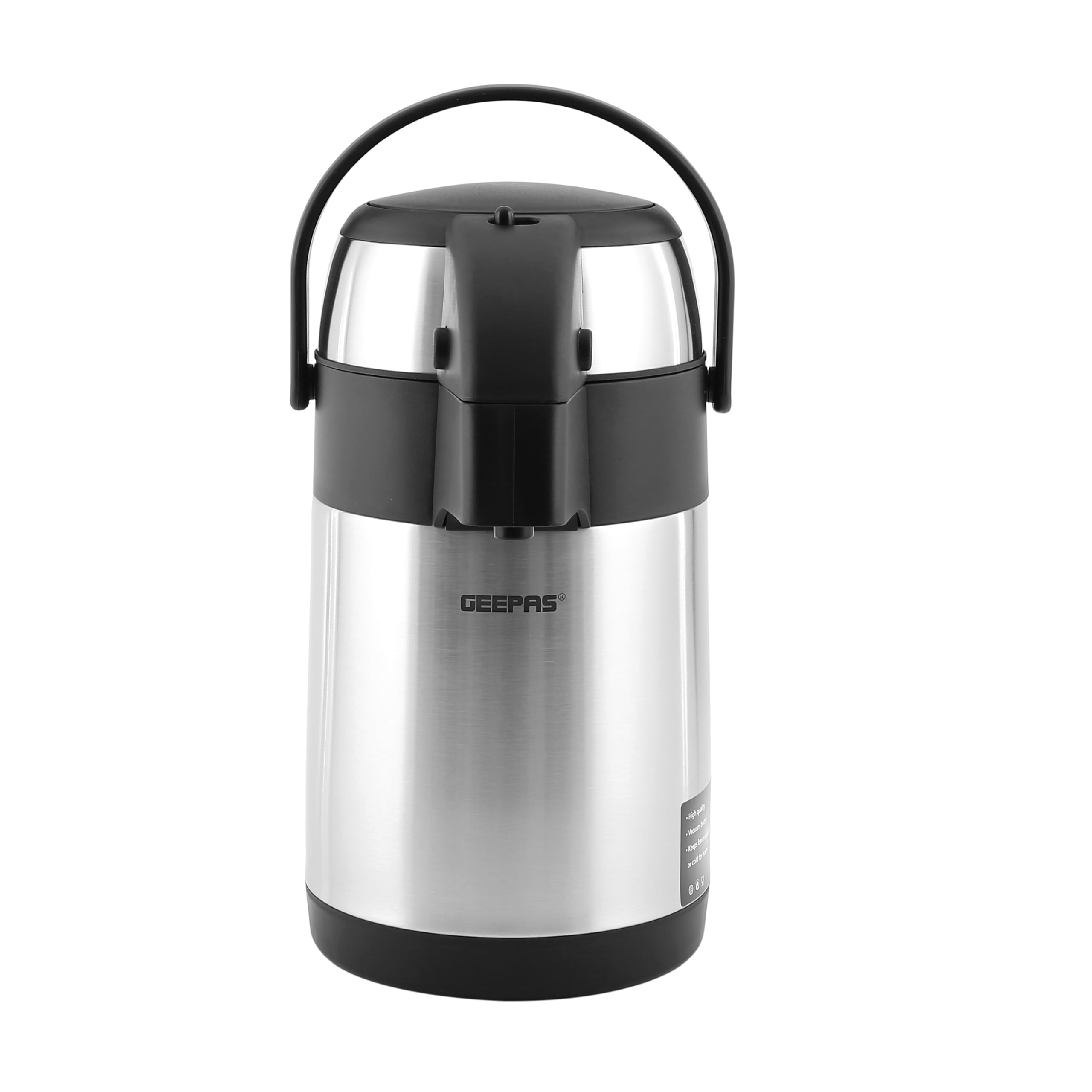 GVF5262 Vacuum Flask | Coffee Heat Insulated Thermos | 2.5L,Coffee, Hot Water, Tea, Beverage | Ideal for Social Occasion, Commercial & Outings