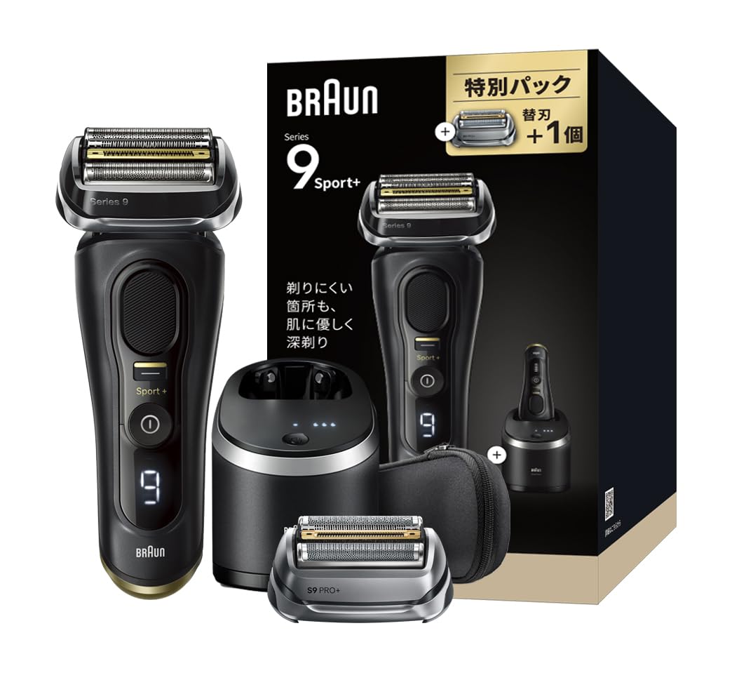 h*c様 除菌洗浄器付き　ブラウン　シリーズ9　メンズ電気シェーバー　9360c Amazon.co.jp: ブラウン 電気シェーバー シリーズ9 SPORT 電動 髭剃り