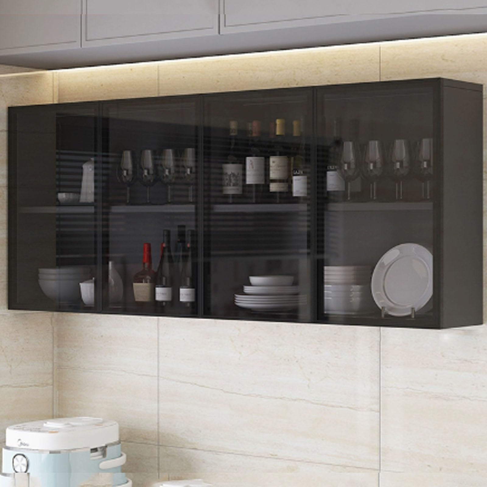 Solid Wood Wall Mounted Kitchen & Bathroom Sto Cabinet With S Door 120X30X60Cm – Slish Wall Cabinet For Balcony Toilet And Closet,A-120*30*60Cm/27.6*11.8*23.6In,A-120*30*60cm/27.6*11.8*23.6in