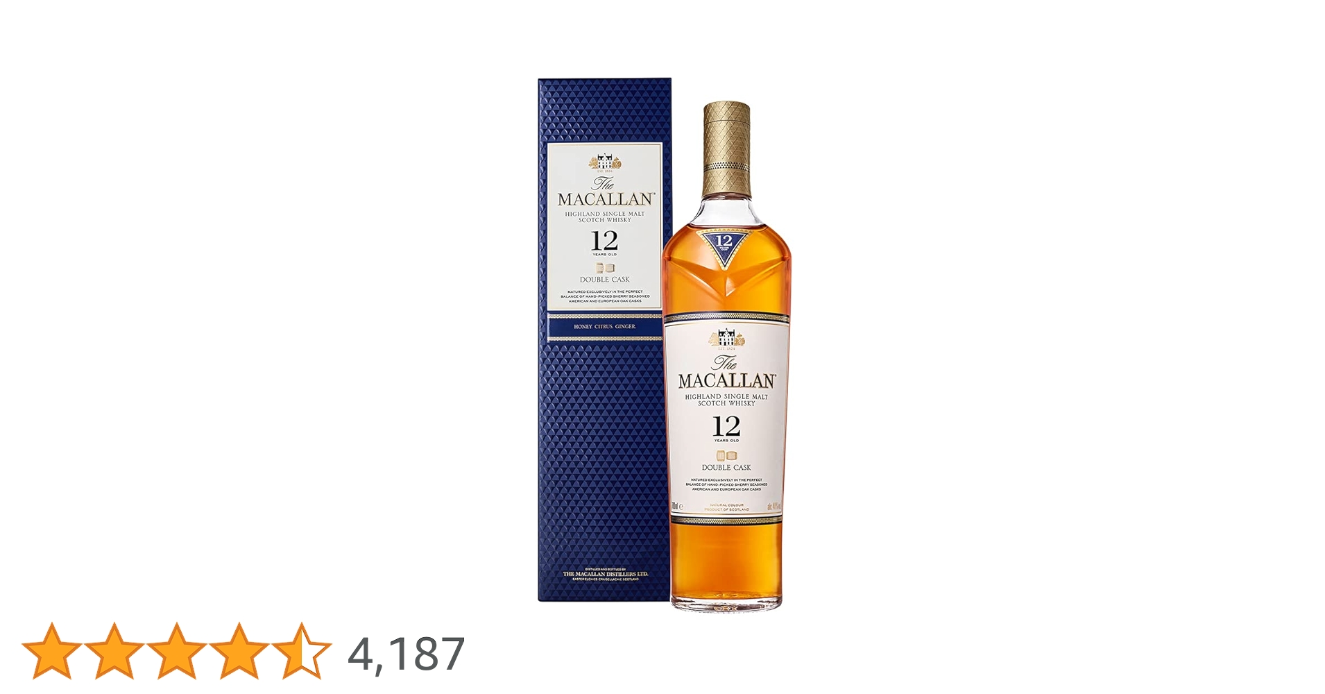 マッカランMMXII Macallan Amazon.co.jp: The Macallan Single Malt Whiskey, Double Cask