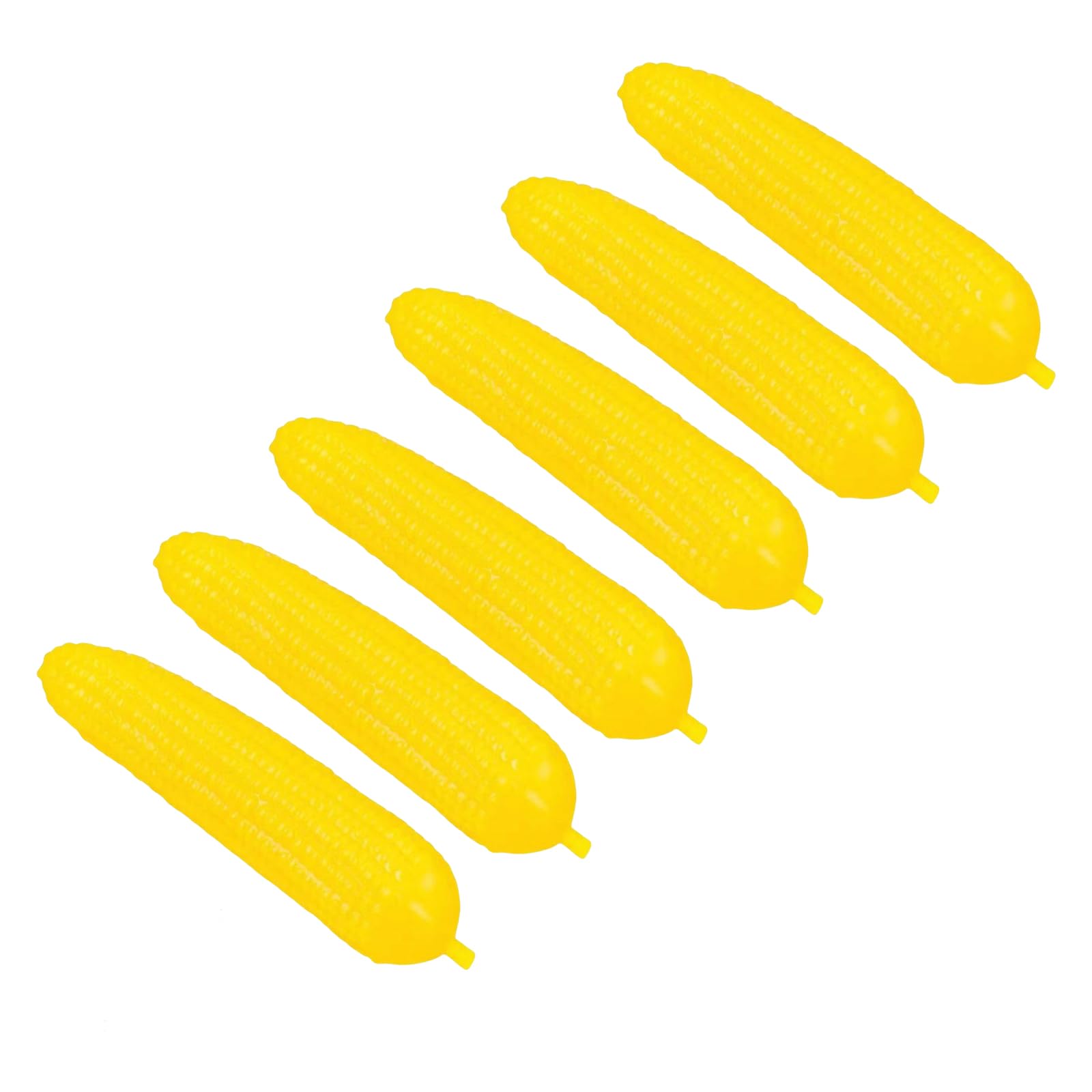 Buxuaaaa Type A Artificial Corn 7-7.87Inch Vegetable Decoration Realistic Fade Resistant For Basket Display Thanksgiving Decoration 6Pcs Realistic Vegetable Model