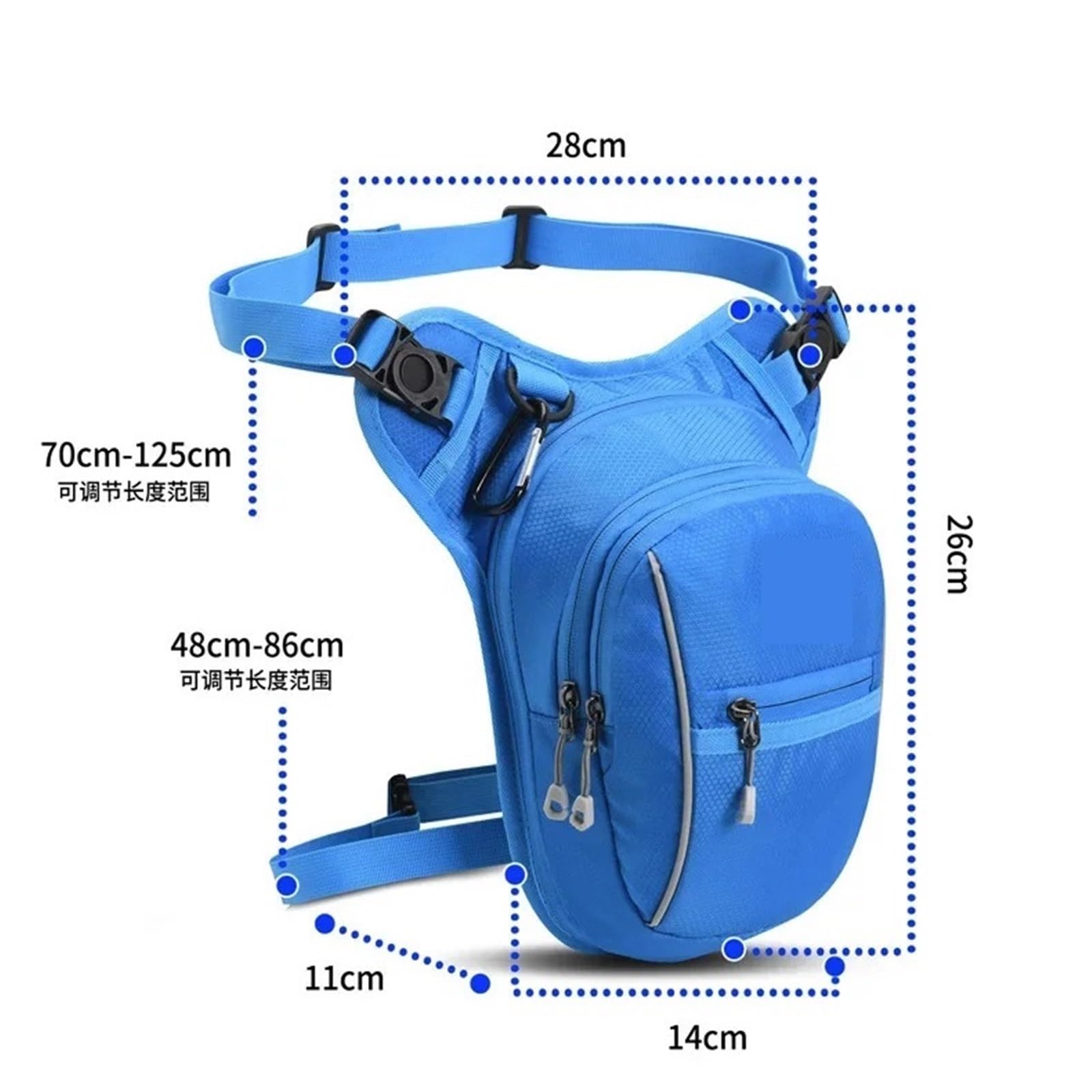 Sacoche De Jambe Moto Sacoche de Jambe Taille Basse for Moto, Ceinture de Cuisse, Hanche, Banane, étanche, Tactique, Voyage, téléphone Portable, Sac à Main(Green)