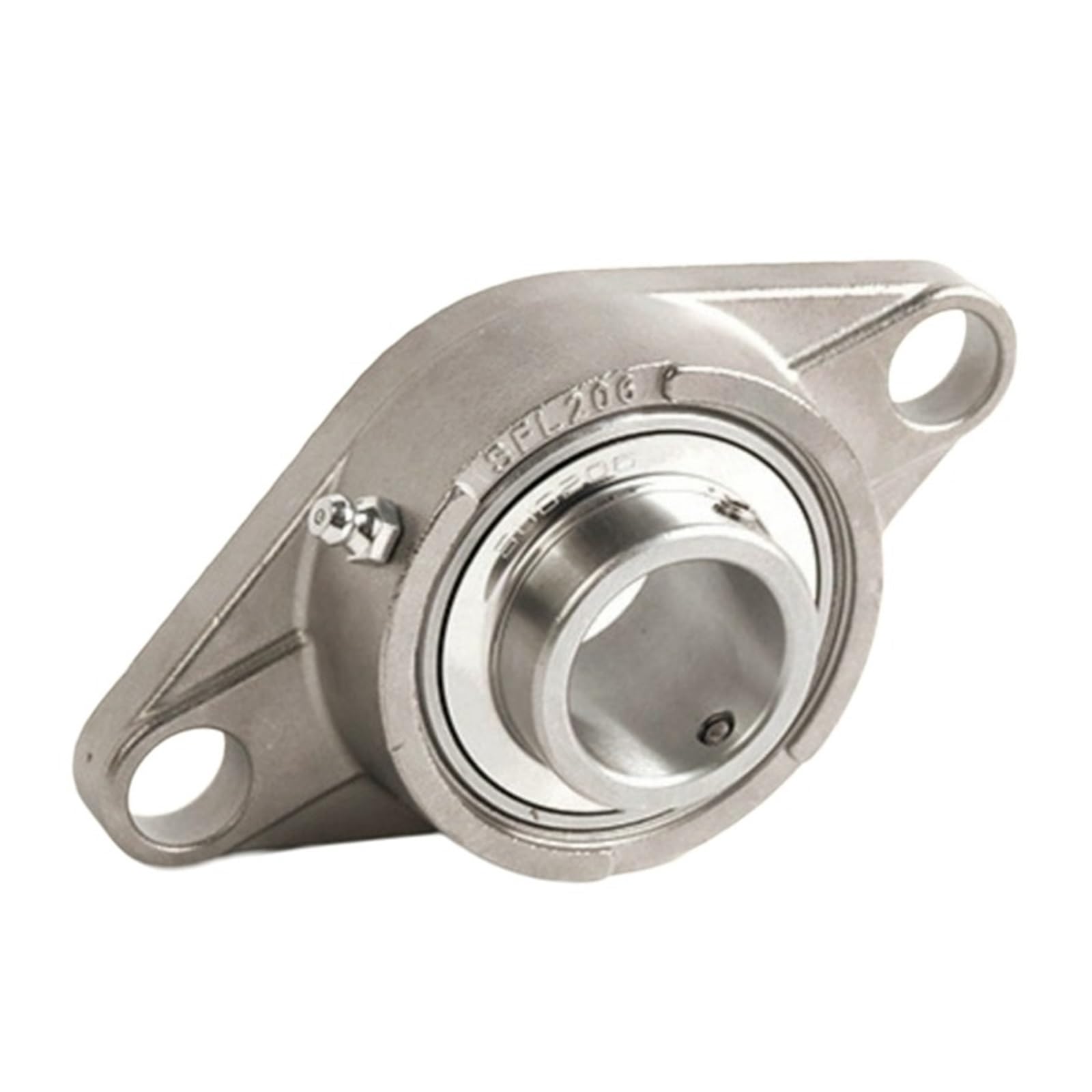 1 pieza SUCFL206 304 Rodamiento esférico exterior de acero inoxidable con inserto correa